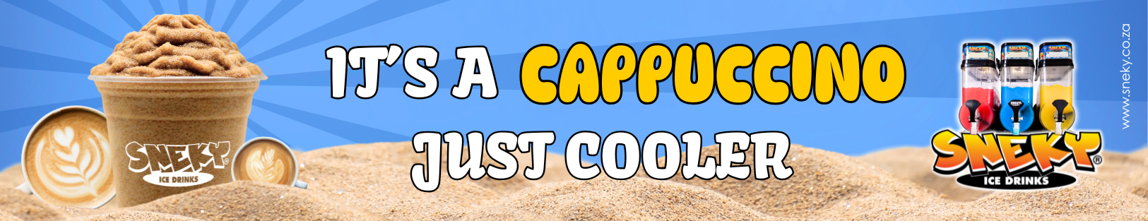 slushie machine coffee ad