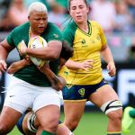 Aseza Hele scored a hat-trick as the Springbok Women thrashed Brazil 66-6 in their Rugby World Cup 2025 opener. South Africa ran in 10 tries to top Pool D in Northampton.