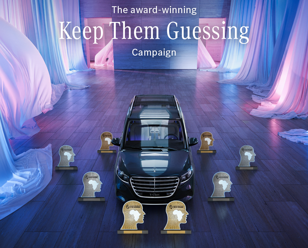 Mercedes-Benz South Africa’s Keep Them Guessing campaign wins eight awards at the 2025 New Generation Awards.
