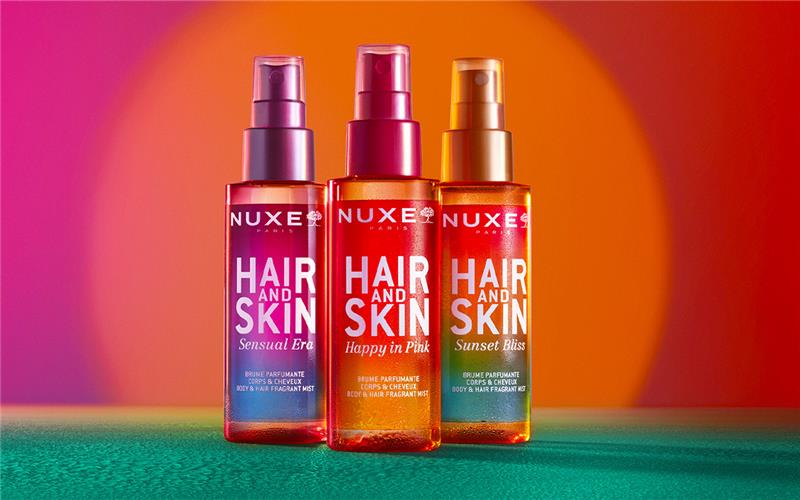 Discover NUXE’s limited-edition body and hair fragrant mists for summer in three scents: Sensual Era, Happy in Pink and Sunset Bliss.