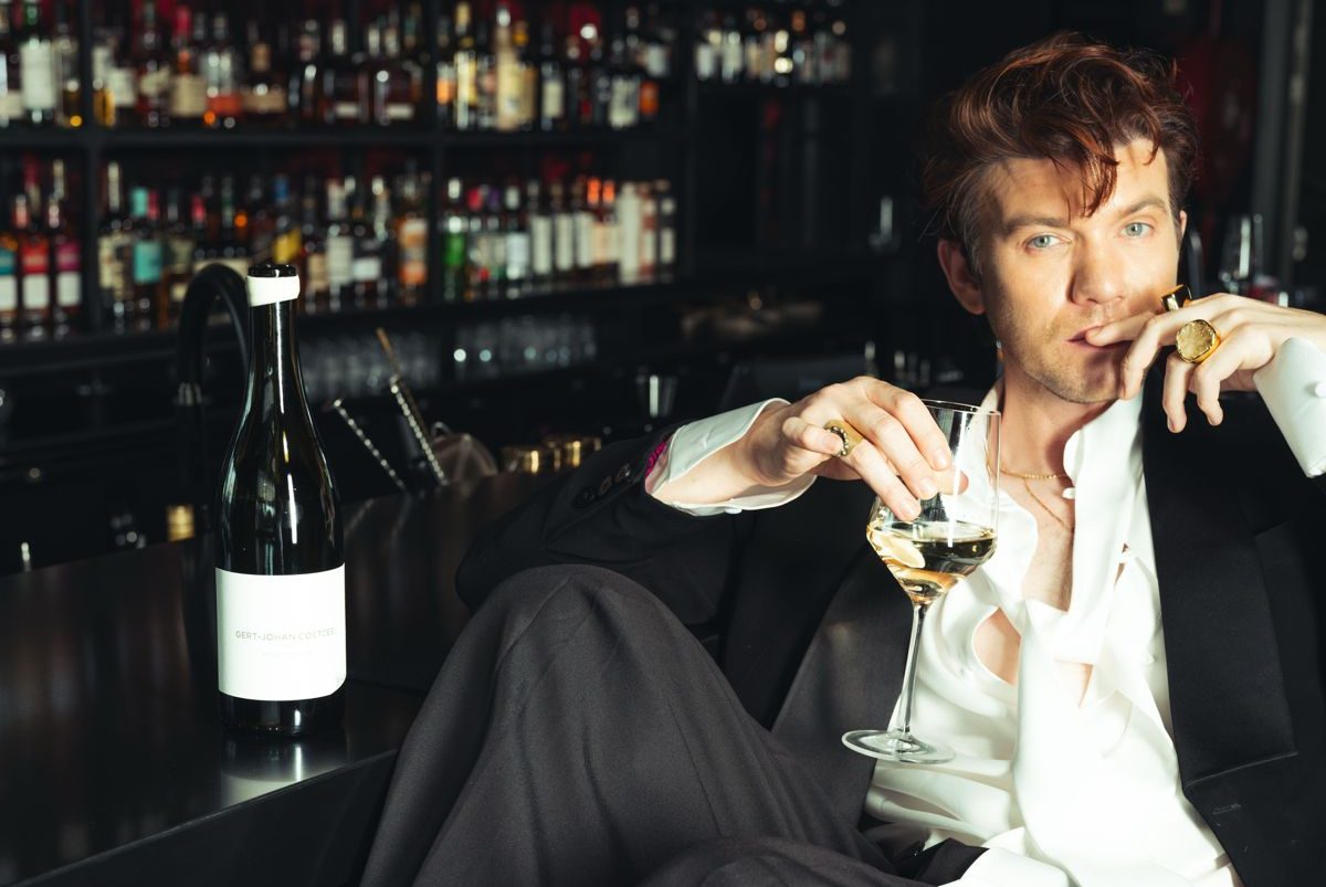Fashion designer Gert-Johan Coetzee debuts Wine Couture, a limited-edition South African wine collection created with Albert Ahrens.