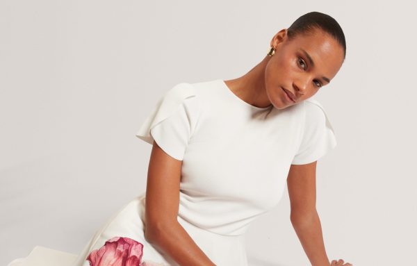 Explore Ted Baker Autumn Winter 2026 collection featuring Wild Poppy and Lily Pond themes with refined prints and elevated seasonal style.