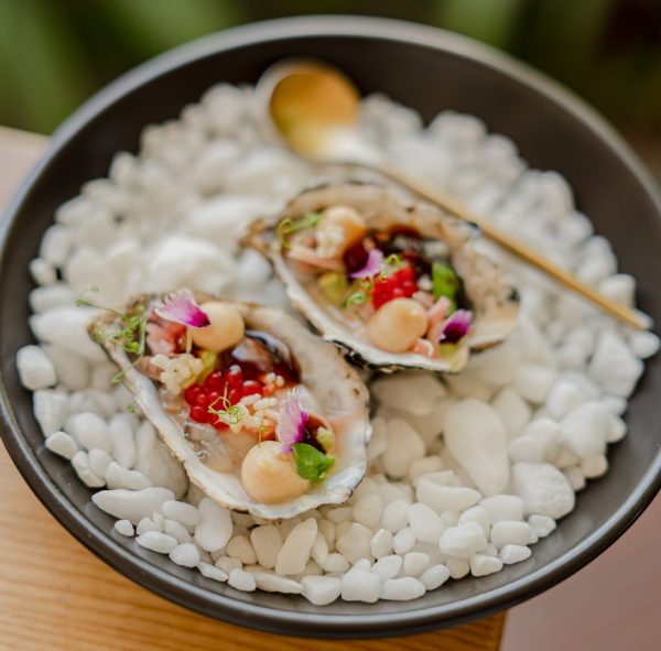 Ōku Franschhoek offers a Japanese-inspired Kaiseki tasting menu with local ingredients and wine or sake pairings.
