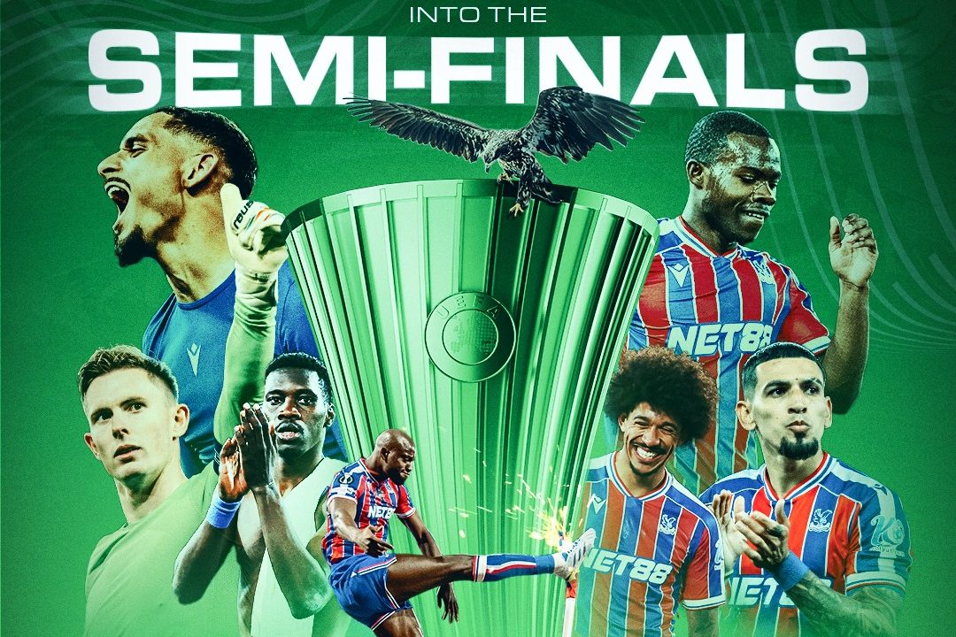 Fiorentina beat Crystal Palace 2–1, but Palace advanced 4–2 on aggregate to reach the semi-finals.