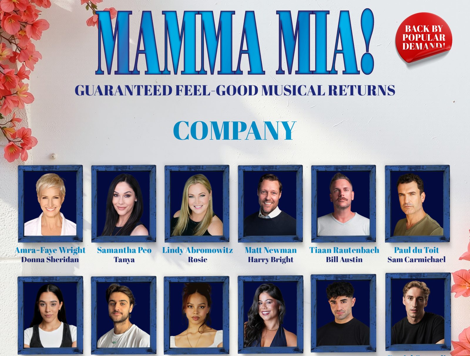 Mamma Mia returns to South Africa in 2026 with Amra-Faye Wright. See dates, cast and what to expect from the hit musical.