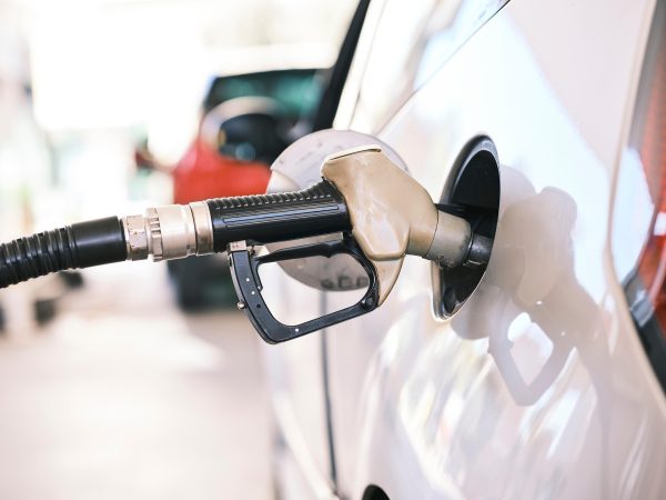 Fuel pump showing expected fuel price changes for August 2026