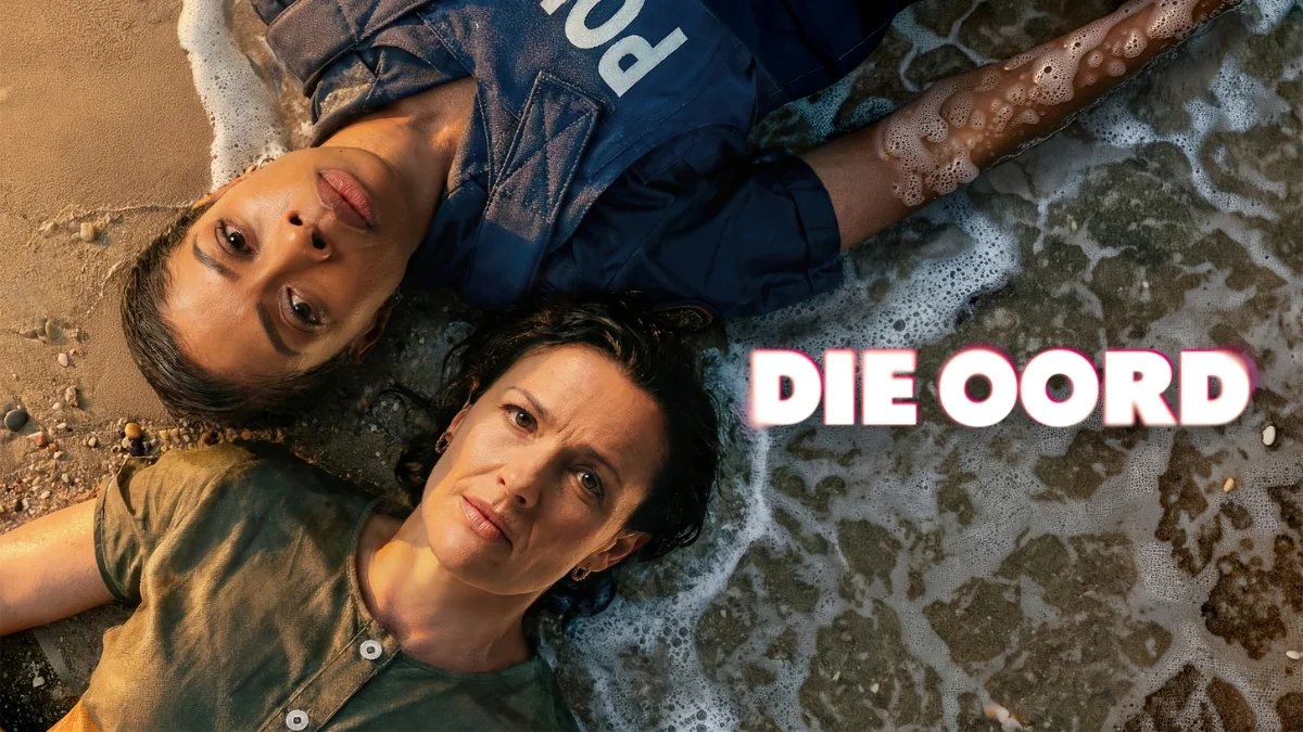 Die Oord premieres on kykNET this April 2026. A gripping South African crime drama set in a coastal holiday town.