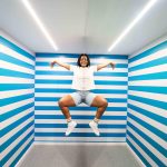 Interactive illusion room at Museum of Illusions Durban
