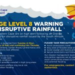 SAWS has issued severe weather warnings for Cape Town and the Western Cape as heavy rain, flooding and damaging winds move into the region.