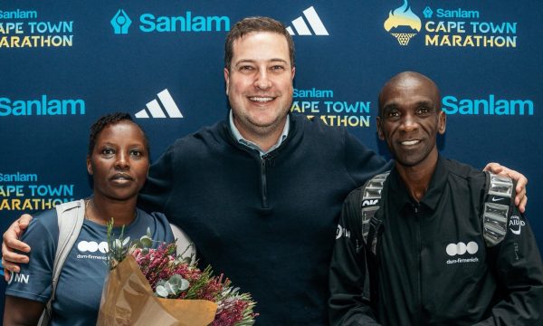 Eliud Kipchoge arrives in Cape Town ahead of his first official marathon race on African soil at the 2026 Sanlam Cape Town Marathon.