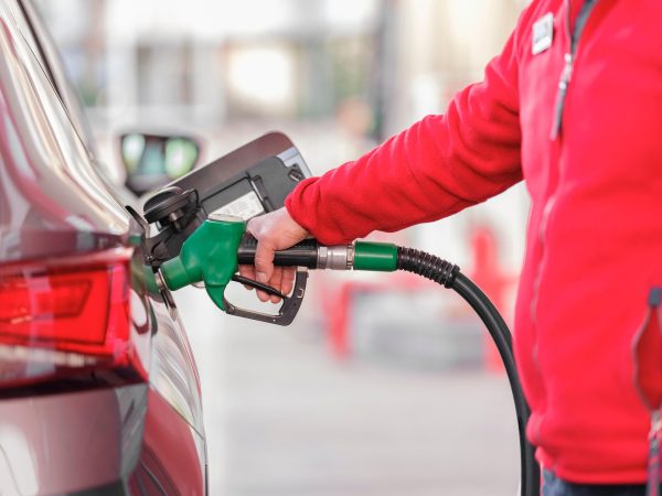 Fuel pump showing expected South African petrol and diesel price increases