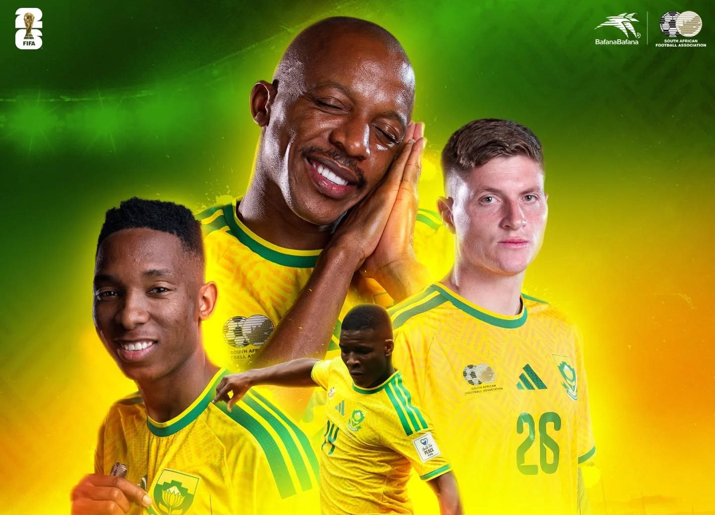 Bafana Bafana face Czechia in a crucial FIFA World Cup Group A clash on Thursday evening.
