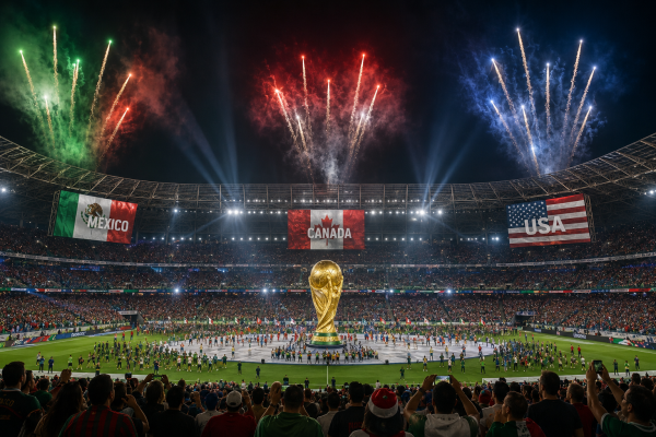 FIFA World Cup 2026 will feature three opening ceremonies across Mexico, Canada and the USA. Here's who is performing and when South Africa plays.