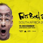 Fatboy Slim performing live on stage during a music festival