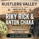 Memorial tree planting at the Riky Rick and Anton Chaka Memorial Forest in the Eastern Free State.