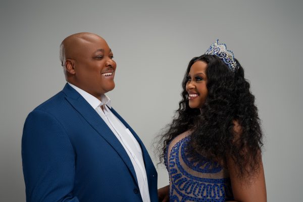 Queen Nandi and Reverend Mlombi in Season 2 of Nandi & The Rev on Mzansi Magic.