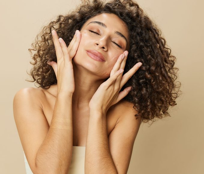 Skincare products representing popular beauty trends including hydration and regenerative skincare.