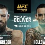 UFC 329 fight card featuring Conor McGregor vs Max Holloway 2 with South African start times.