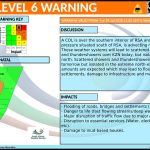 Heavy rain over KwaZulu-Natal as SAWS issues an Orange Level 6 weather warning.