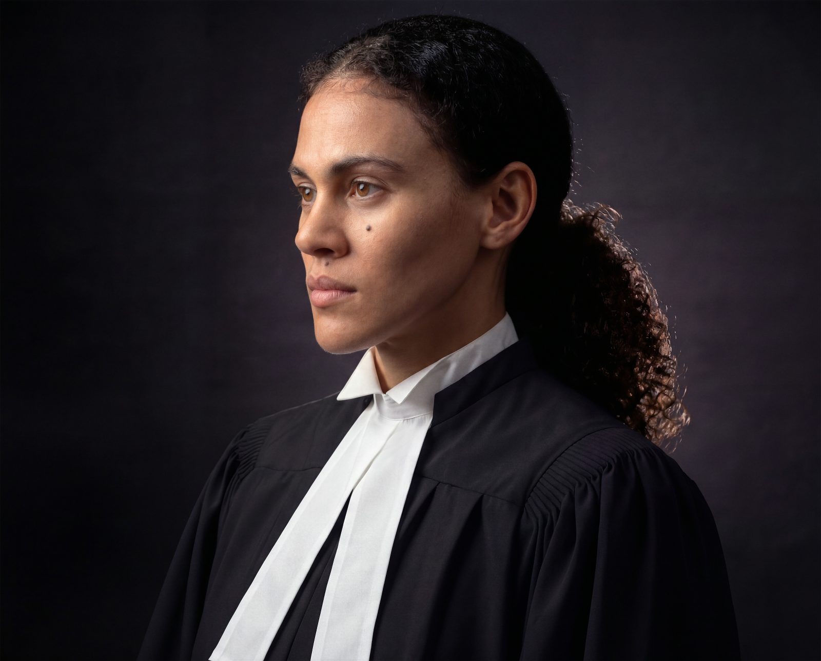 Danica De La Rey Jones stars as Tessa in the South African premiere of Prima Facie.