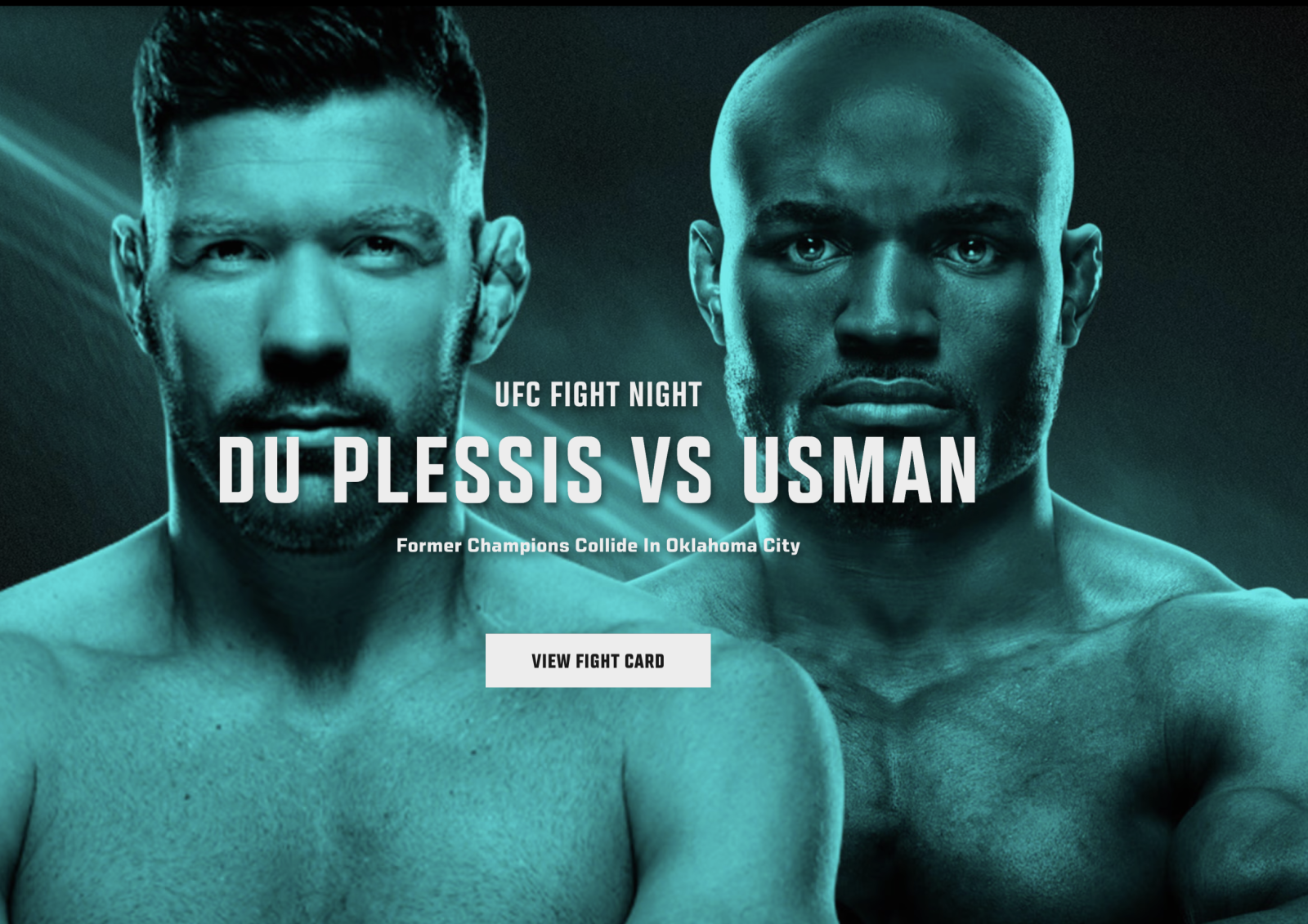 Dricus Du Plessis celebrates after defeating Kamaru Usman at UFC Oklahoma City and earning a Fight of the Night bonus.