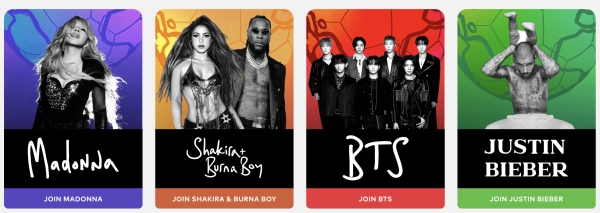 Artists announced for the first FIFA World Cup final half-time show