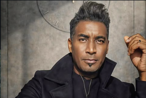 South African entertainer Emo Adams speaking after sharing an emotional message about a vehicle break-in.