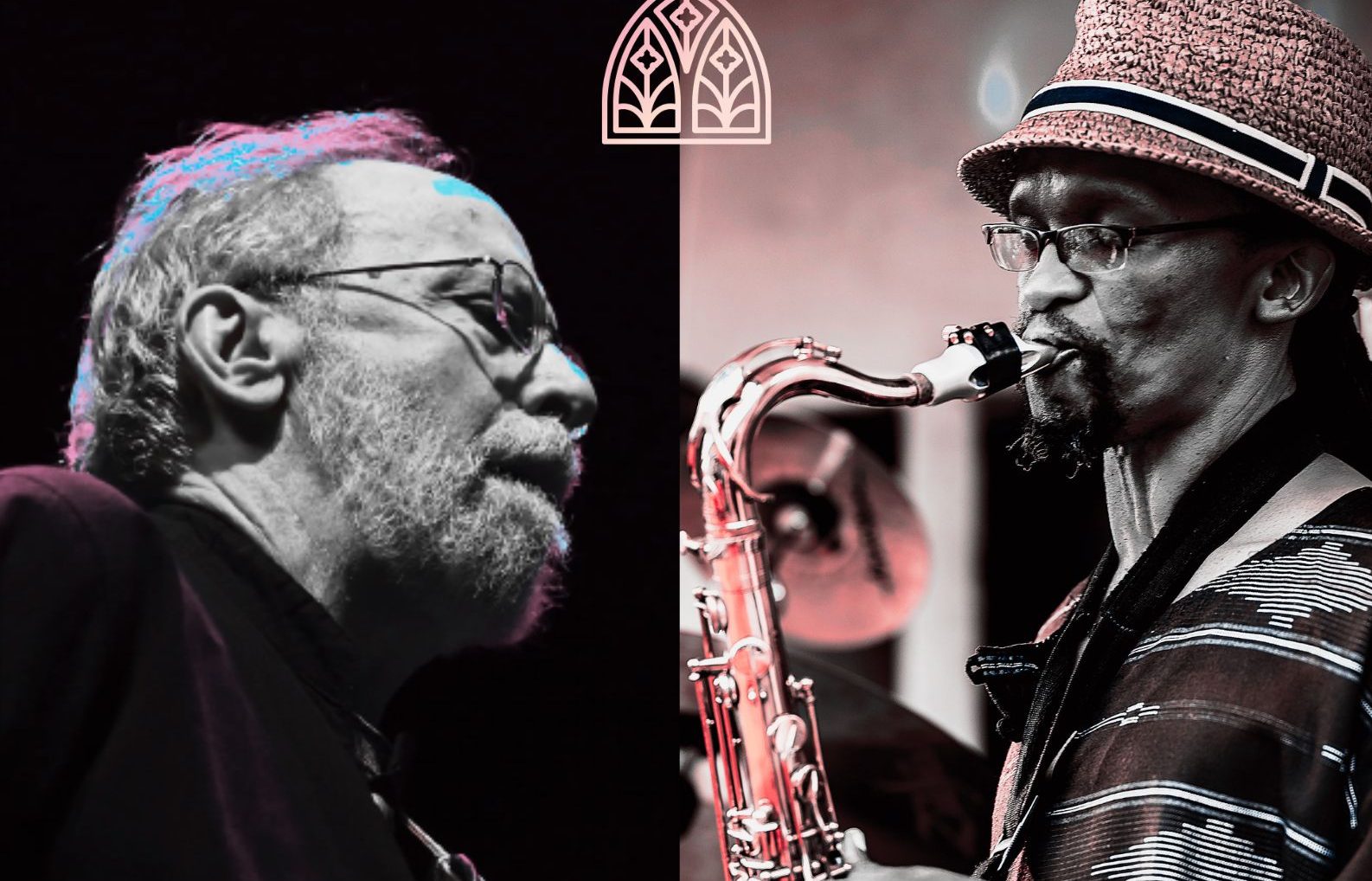 McCoy Mrubata and Gary Wittner performing together during their Johannesburg jazz tour.