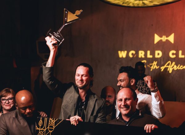 George Hunter after being crowned South Africa's Diageo World Class Bartender of the Year 2026.