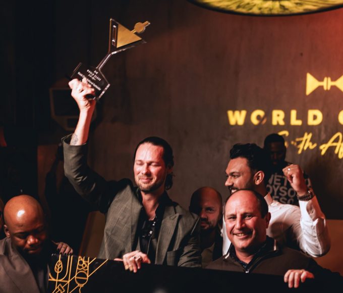 George Hunter after being crowned South Africa's Diageo World Class Bartender of the Year 2026.