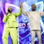 Trevor Gumbi revealed as Ponte Tower on The Masked Singer South Africa Season 3.