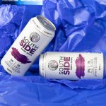 Assorted South Side Hard Soda flavours displayed in cans during an Inbound SA review.