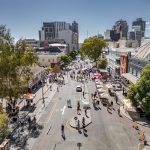 Mandela Day Langtafel event on Bree Street in Cape Town