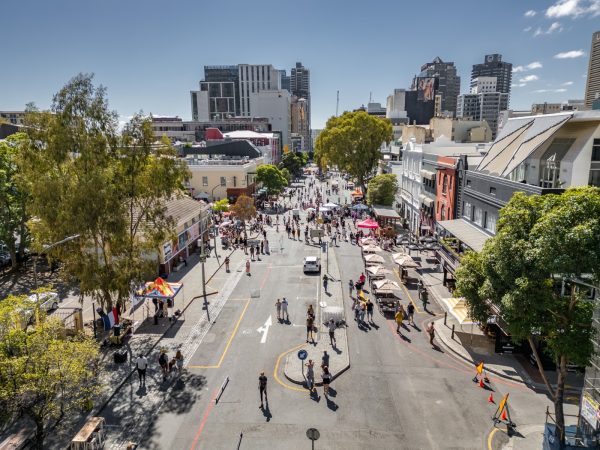 Mandela Day Langtafel event on Bree Street in Cape Town