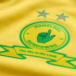 The new Mamelodi Sundowns 2026/27 home jersey featuring the updated two-star club crest.