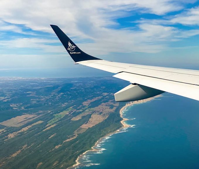 Airlink Embraer E190 aircraft for the new Lanseria to Harare route