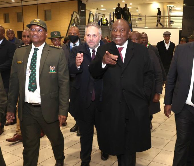 President Cyril Ramaphosa launching South Africa’s Electronic Travel Authorisation at OR Tambo International Airport