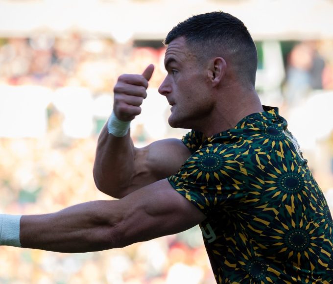 Springbok centre Jesse Kriel during the Test against the All Blacks at Ellis Park