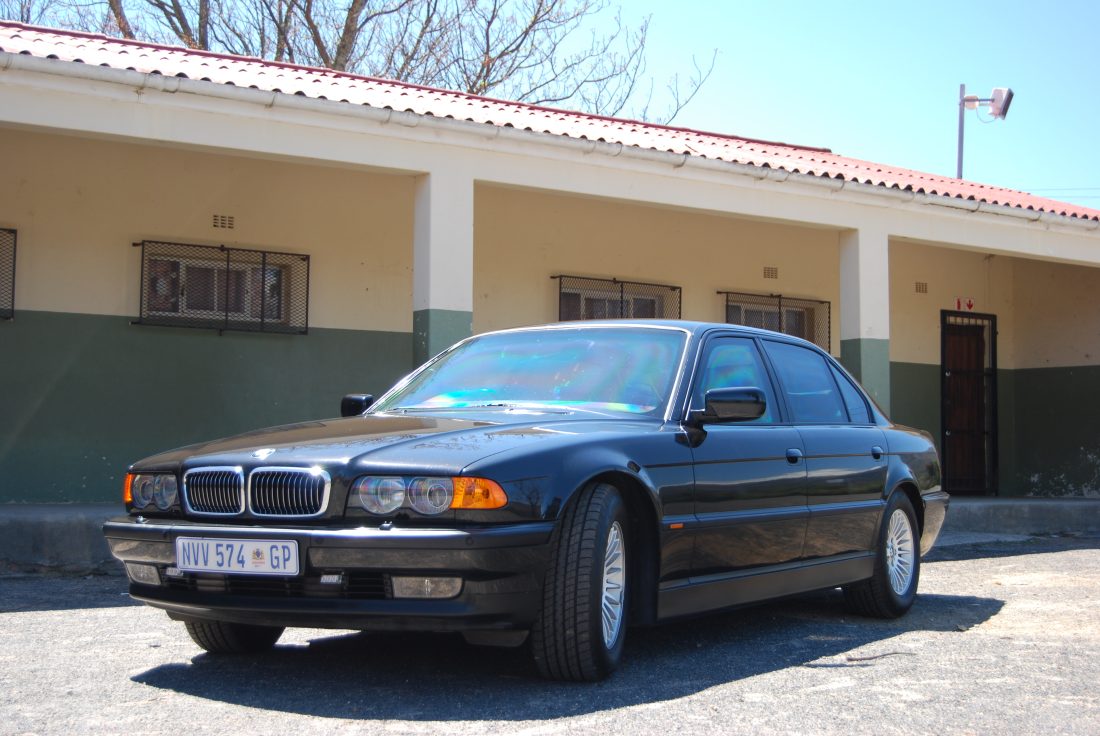 BMW 750Li Security Edition used by Nelson Mandela at Franschhoek Motor Museum