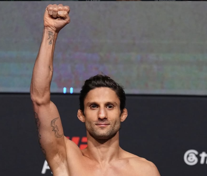 Brazilian UFC flyweight Allan Nascimento, known as Puro Osso