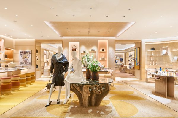 The new Louis Vuitton boutique at the V&A Waterfront in Cape Town.