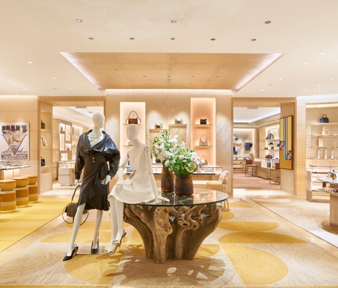 The new Louis Vuitton boutique at the V&A Waterfront in Cape Town.