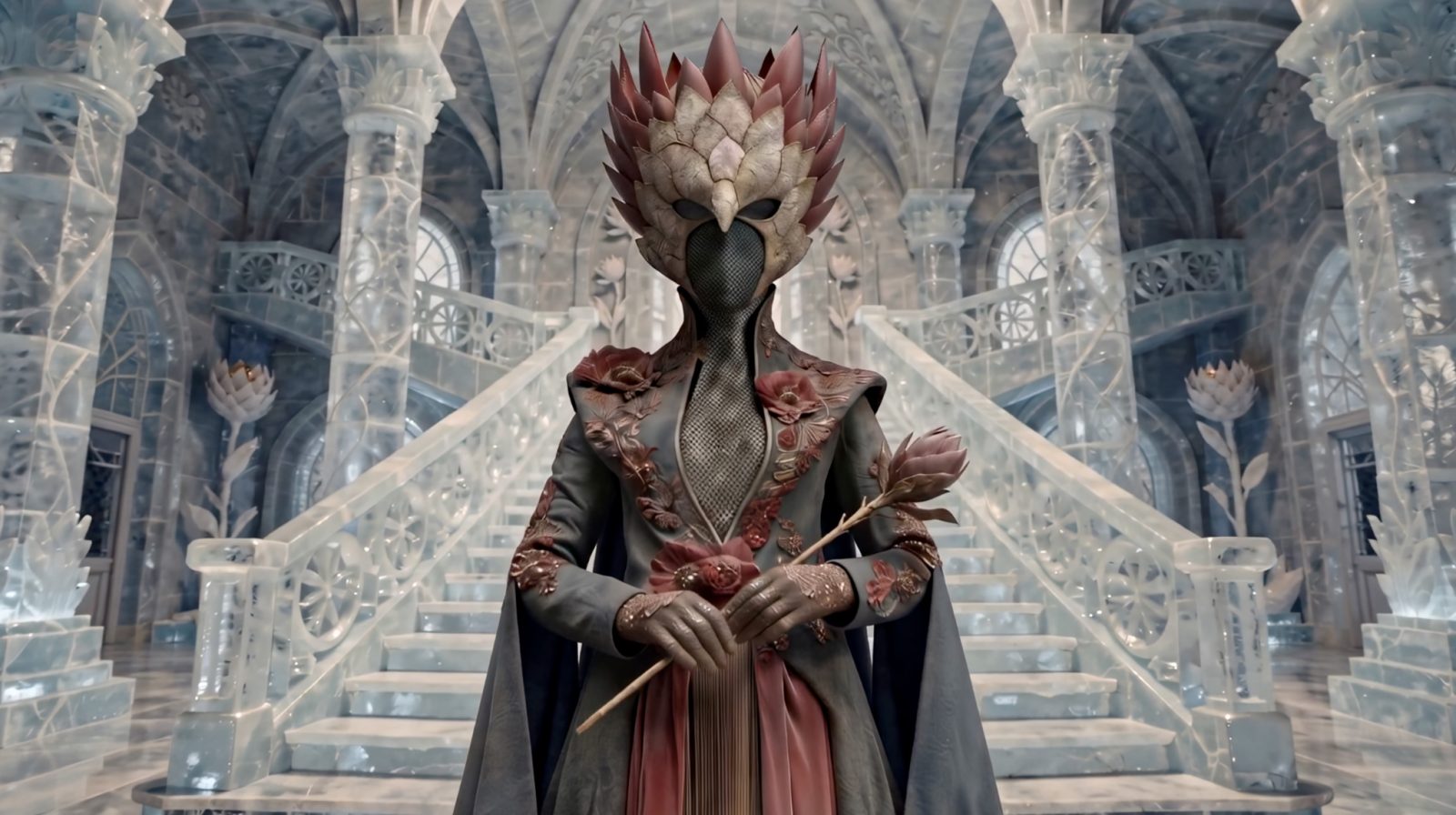 Shannon Esra revealed as Protea on The Masked Singer South Africa Season 3.