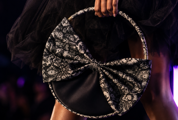 Handcrafted South African Shweshwe handbags from The Bushwhisper Shop heading to Paris Fashion Week