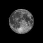 SpaceX Falcon 9 upper rocket stage approaching the moon surface