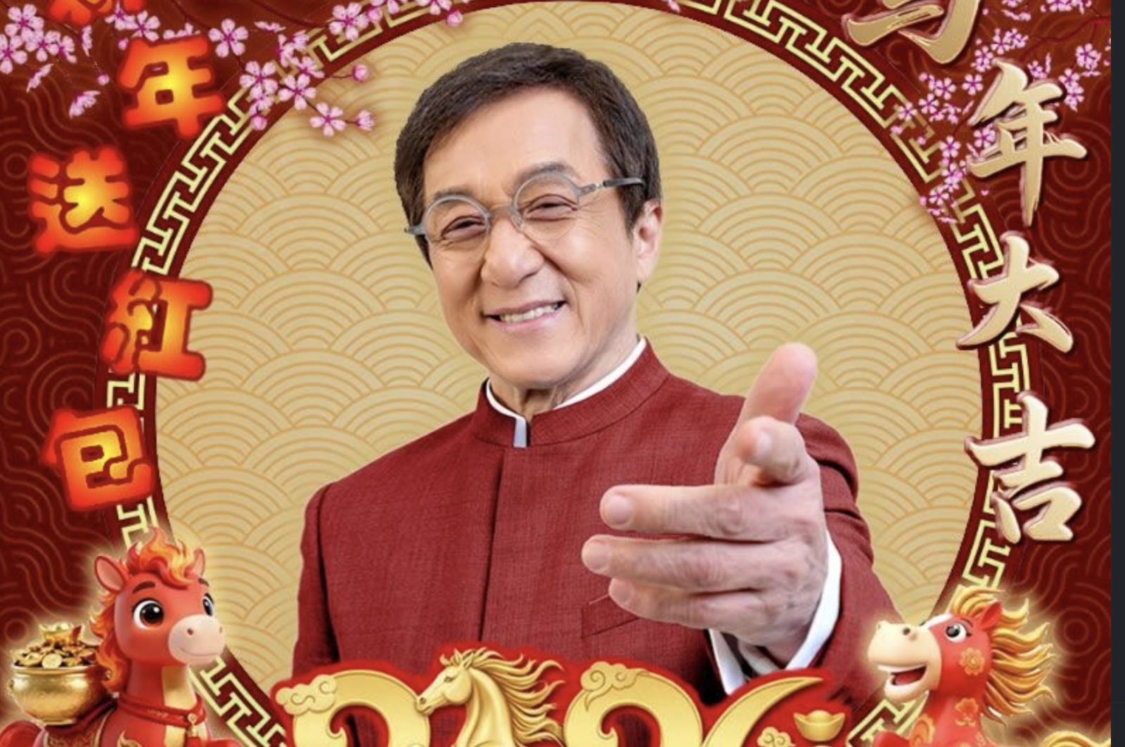 Jackie Chan, the martial arts actor falsely reported dead in a viral social media hoax