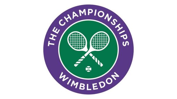 Spectators watching a tennis match at Wimbledon