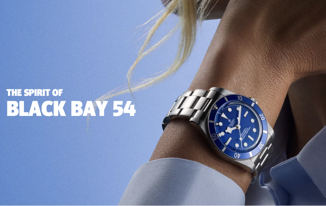 The TUDOR Black Bay 54 Sapphire Blue pairs a blue dial and bezel with a 37mm case and Manufacture Calibre.