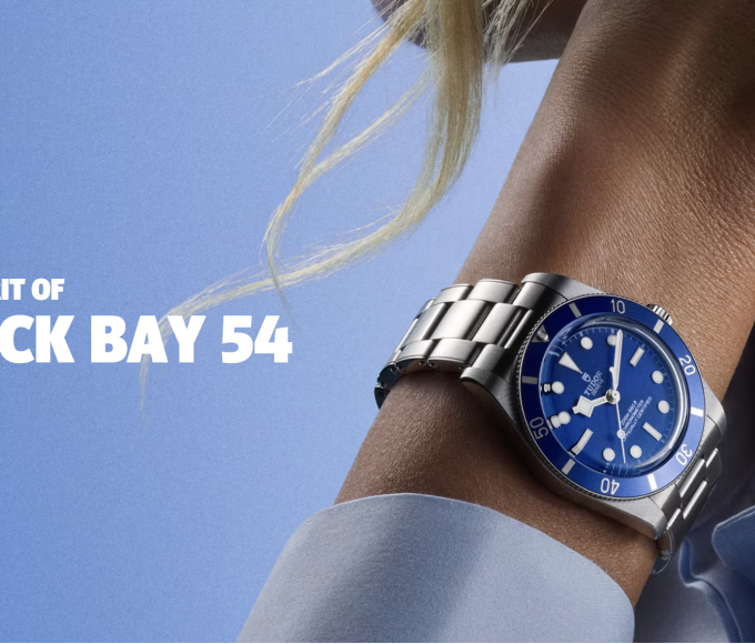 The TUDOR Black Bay 54 Sapphire Blue pairs a blue dial and bezel with a 37mm case and Manufacture Calibre.