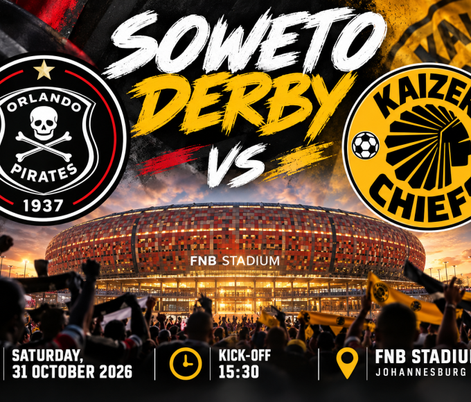 Soweto Derby 2026 ticket prices for Orlando Pirates vs Kaizer Chiefs at FNB Stadium